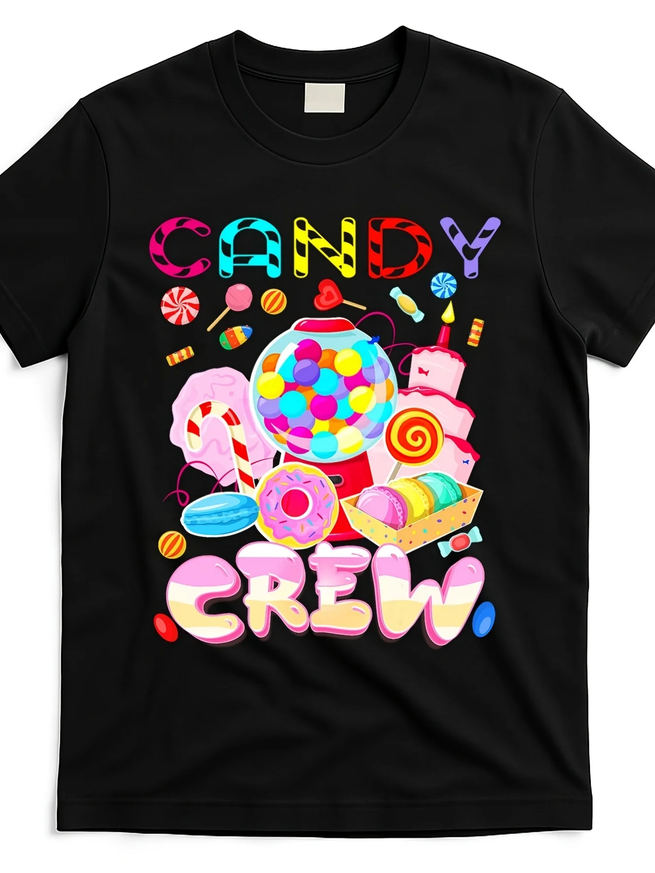 Mens Fashion Style Images - เสื้อยืดผู้ใหญ่ลาย Candy Land Candy Crew Party