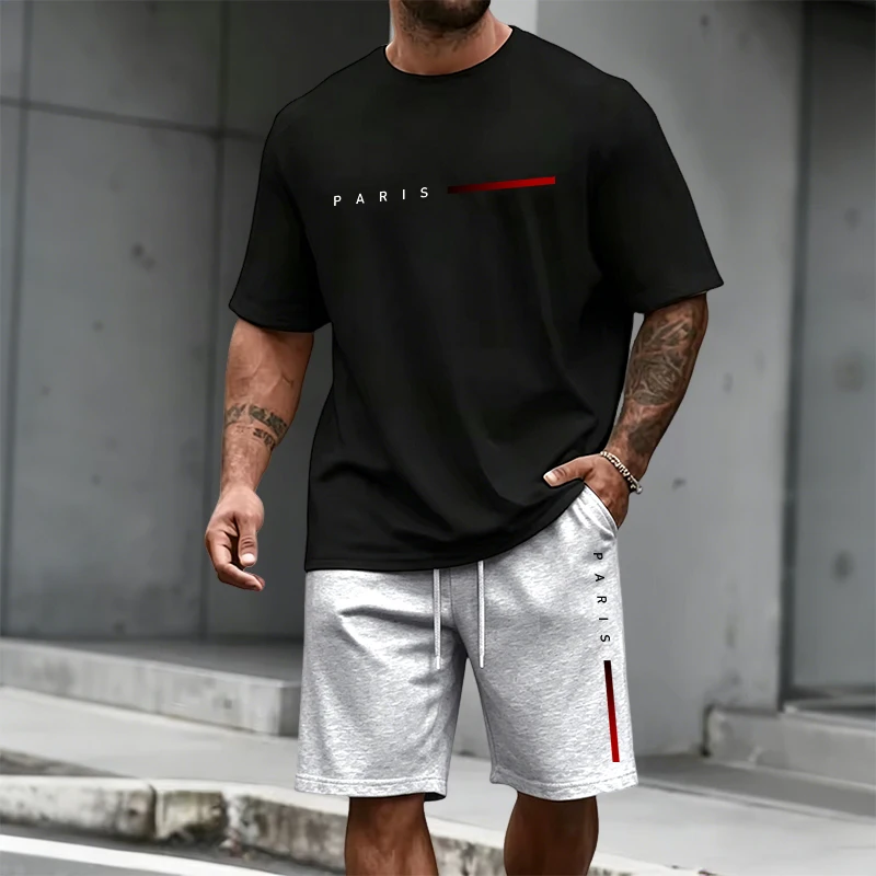 Men'S Fashion Outfits 2026 - ชุดแฟชั่นฤดูร้อนสไตล์คนเมือง แขนสั้น เท่ห์ๆ ใส่ได้ทั้งในบ้านและนอกบ้าน แฟชั่นปารีส 2026
