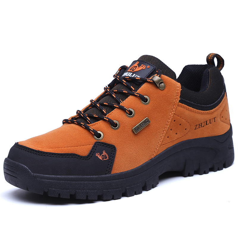 Men'S Fashion Hiking Boots - รองเท้าผ้าใบเดินกลางแจ้งคุณภาพสูงรองเท้าปีนเขาหนังนิ่มผู้ชายหนังทนทานรองเท้าปีนเขาหนัง zapatillas 36-47