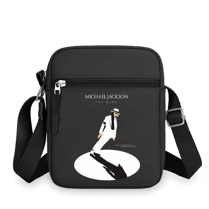 Men'S Fashion Bag - กระเป๋าใส่โทรศัพท์ลายอนิเมะสำหรับผู้ชายและผู้หญิง MJ กระเป๋าสะพายข้างแฟชั่น Michael Jackson ของขวัญวันเกิด