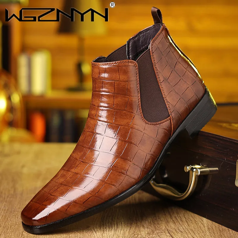 Men'S Fashion Luxury Brands - รองเท้าบูทเชลซีผู้ชาย ไซส์ 39~48 แบรนด์หรู สไตล์เรโทร รองเท้าทางการ