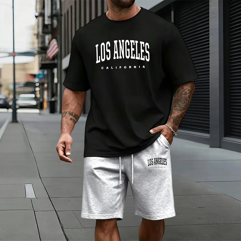 Men'S Fashion Outfits 2026 - ชุดลำลองฤดูร้อนแฟชั่นคนเมือง แขนสั้น ใส่สบาย ระบายอากาศดี เหมาะสำหรับใส่ในบ้านและนอกบ้าน รุ่นใหม่ปี
