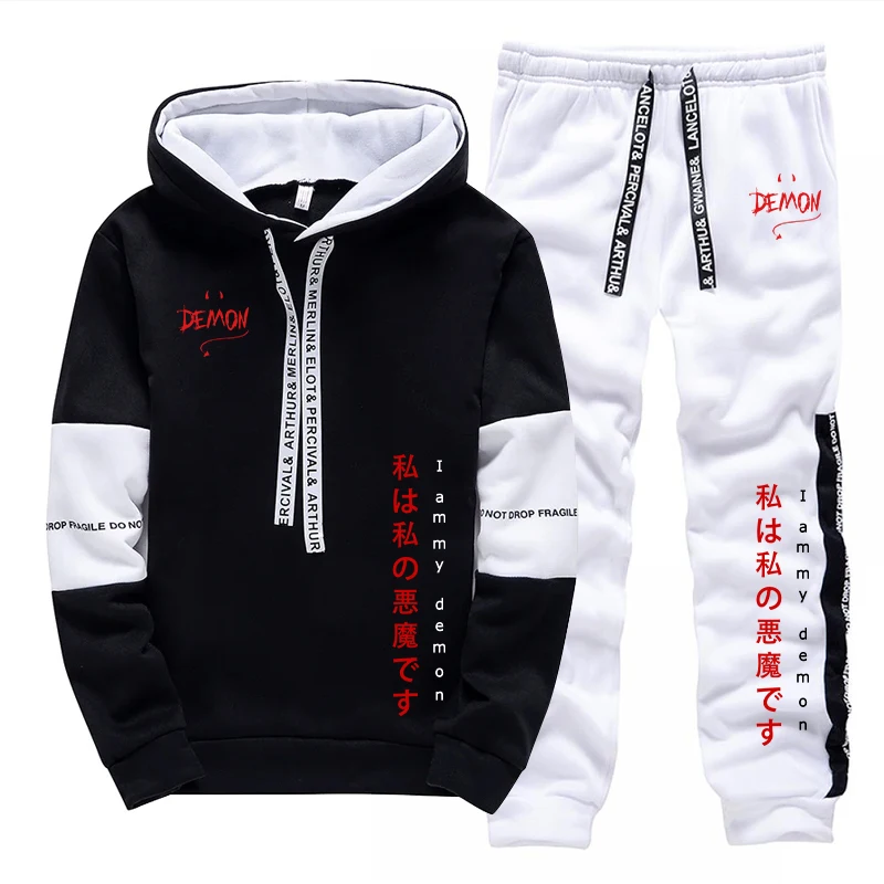 Men'S Fashion Outfits 2026 - ชุดฮู้ดดี้และกางเกงวอร์ม 2 ชิ้น รุ่นใหม่ปี 2026 สำหรับผู้ชาย/ผู้หญิง