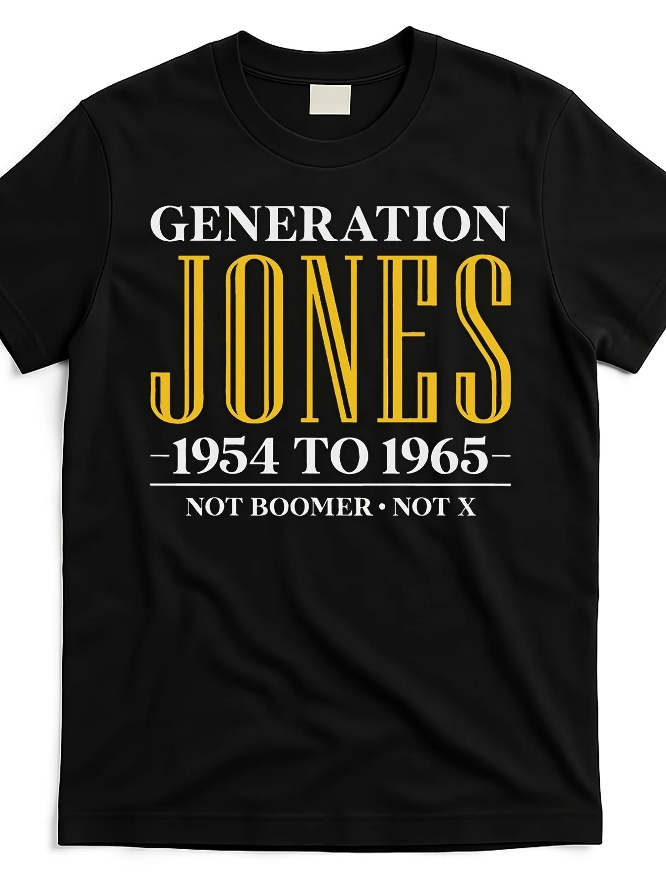 Mens Fashion Style Images - เสื้อยืดเจเนอเรชั่นโจนส์ 1954 ถึง 1965 รุ่น Not