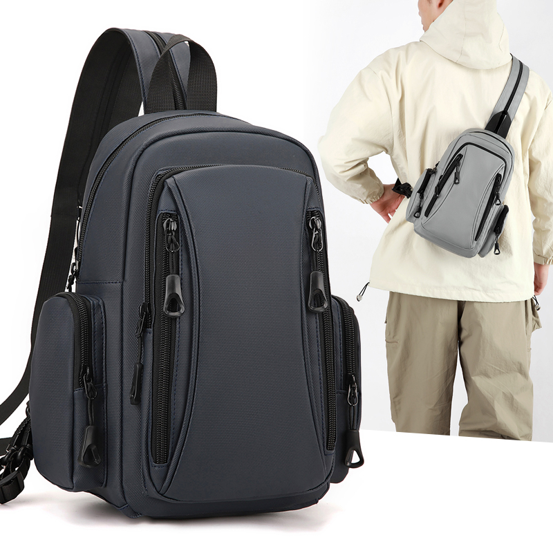 Men'S Fashion Bag - กระเป๋าเป้สะพายหลังอ็อกซ์ฟอร์ดมินิอเนกประสงค์, กระเป๋าคาดหน้าอกสำหรับเล่นกีฬา, กระเป๋าสะพายไหล่ผู้ชาย, เหมาะสำหรับการเดินทางในแต่ละวัน, กีฬากลางแจ้ง, การเดินทาง,