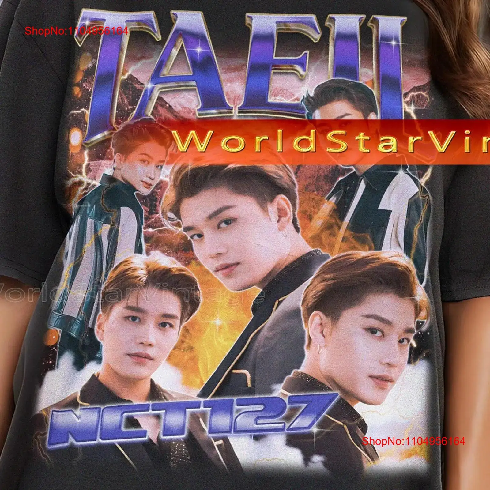 Mens Fashion In The 90S - Taeil NCT Vintage T เสื้อ Homage
