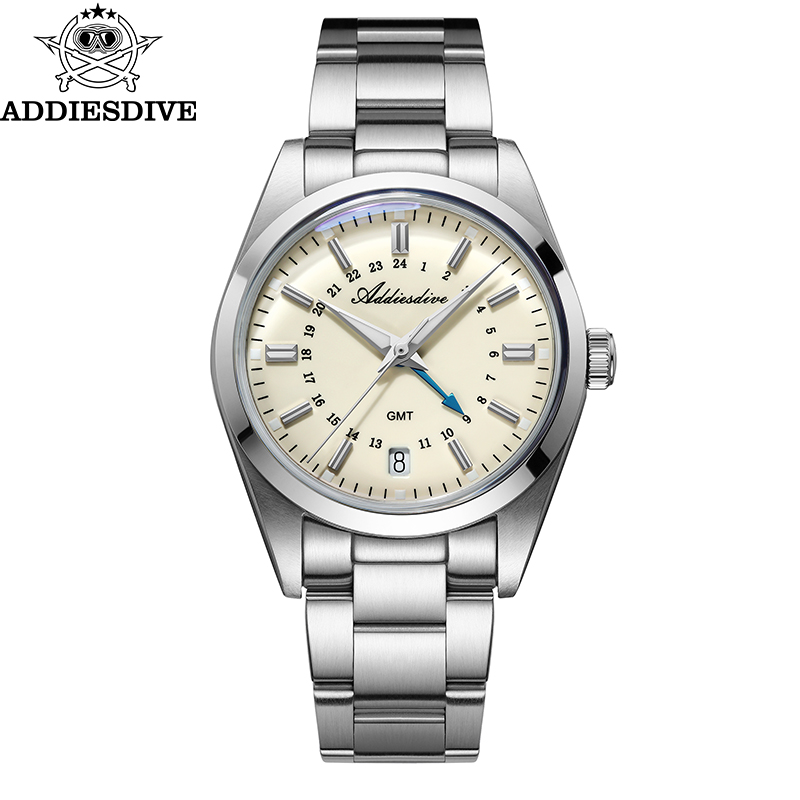 Fashion Mens Watches - ADDIESDIVE ร้อนยี่ห้อ 36 มม.GMT นาฬิกาสําหรับชาย 10Bar