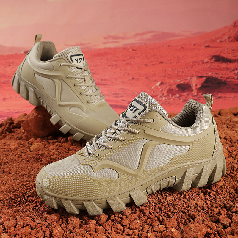 Men'S Fashion Hiking Boots - รองเท้าผ้าใบผู้ชายสำหรับเดินป่า ใส่ได้ทุกฤดู กันลื่น สวมใส่สบาย รองเท้าลำลองสำหรับกิจกรรมกลางแจ้ง รองเท้าแฟชั่นอเนกประสงค์สำหรับวัยรุ่น