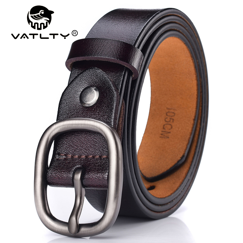 Leather Belt Braided - VATLTY 95 ซม.-115 ซม.เข็มขัดหนังผู้หญิง 2.8 ซม.Cowhide
