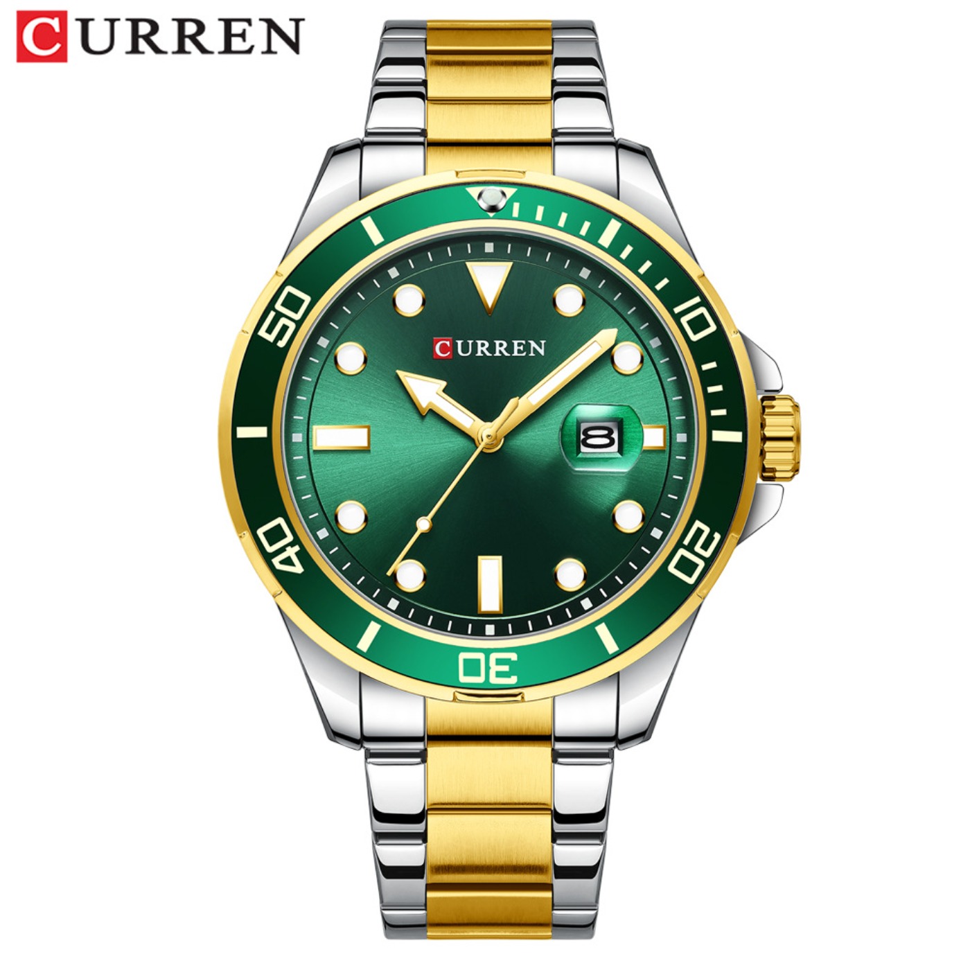CURREN ซีรีส์น้ำเขียวกรีนวอเตอ - Men'S Fashion Luxury Brands บทวิจารณ์และราคา