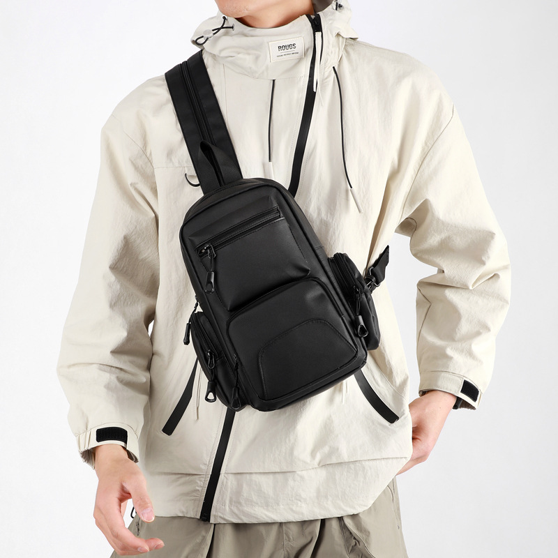 กระเป๋าคาดหน้าอกผู้ชายแบบใหม่  - Men'S Fashion Bag บทวิจารณ์และราคา