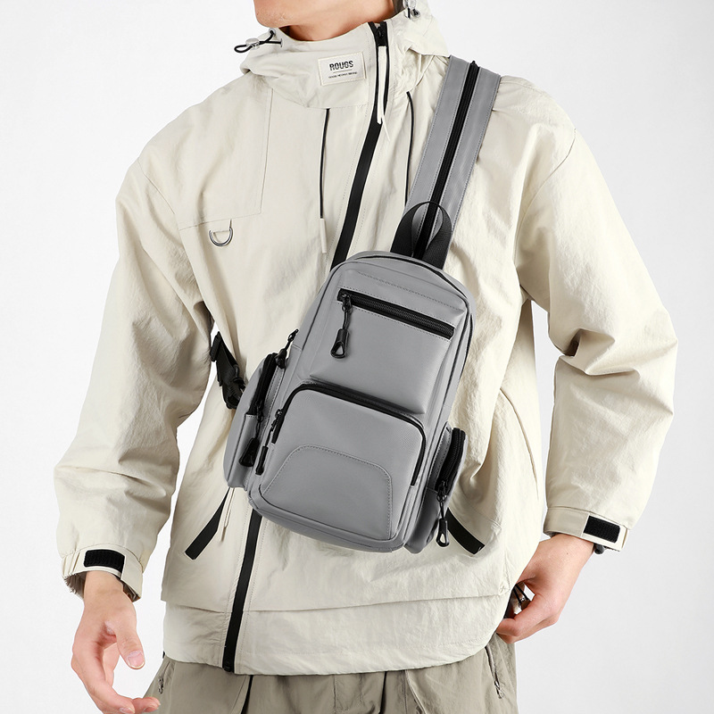 กระเป๋าคาดหน้าอกผู้ชายแบบใหม่  - Men'S Fashion Bag บทวิจารณ์และราคา