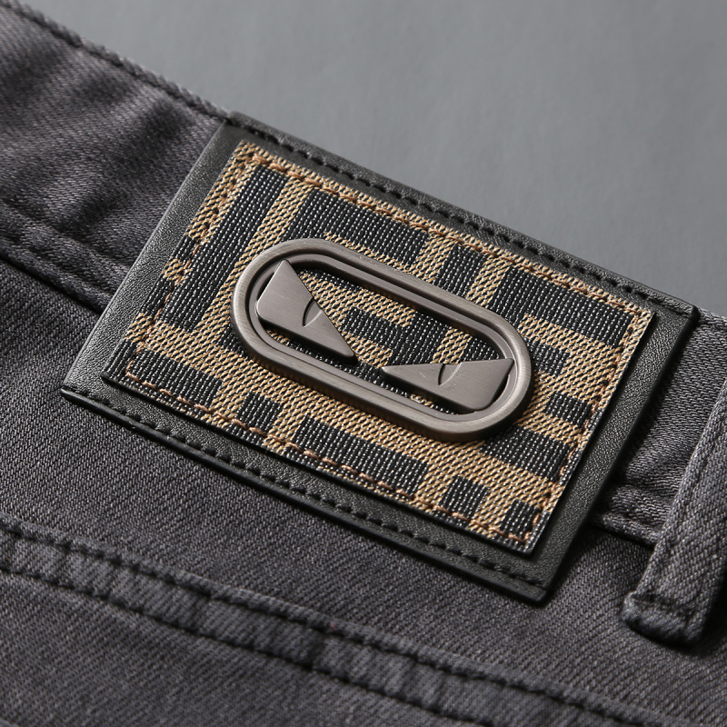 2025 ฤดูใบไม้ร่วงใหม่อินเทรนด์ - Men'S Fashion Grey Jeans บทวิจารณ์และราคา