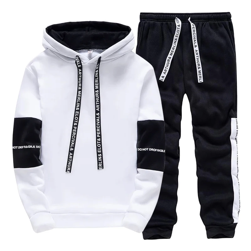 ชุดวอร์มผู้ชายสีขาวดำ แฟชั่นลำ - Men'S Fashion Pants บทวิจารณ์และราคา