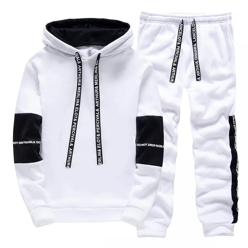 ชุดวอร์มผู้ชายสีขาวดำ แฟชั่นลำ - Men'S Fashion Pants บทวิจารณ์และราคา