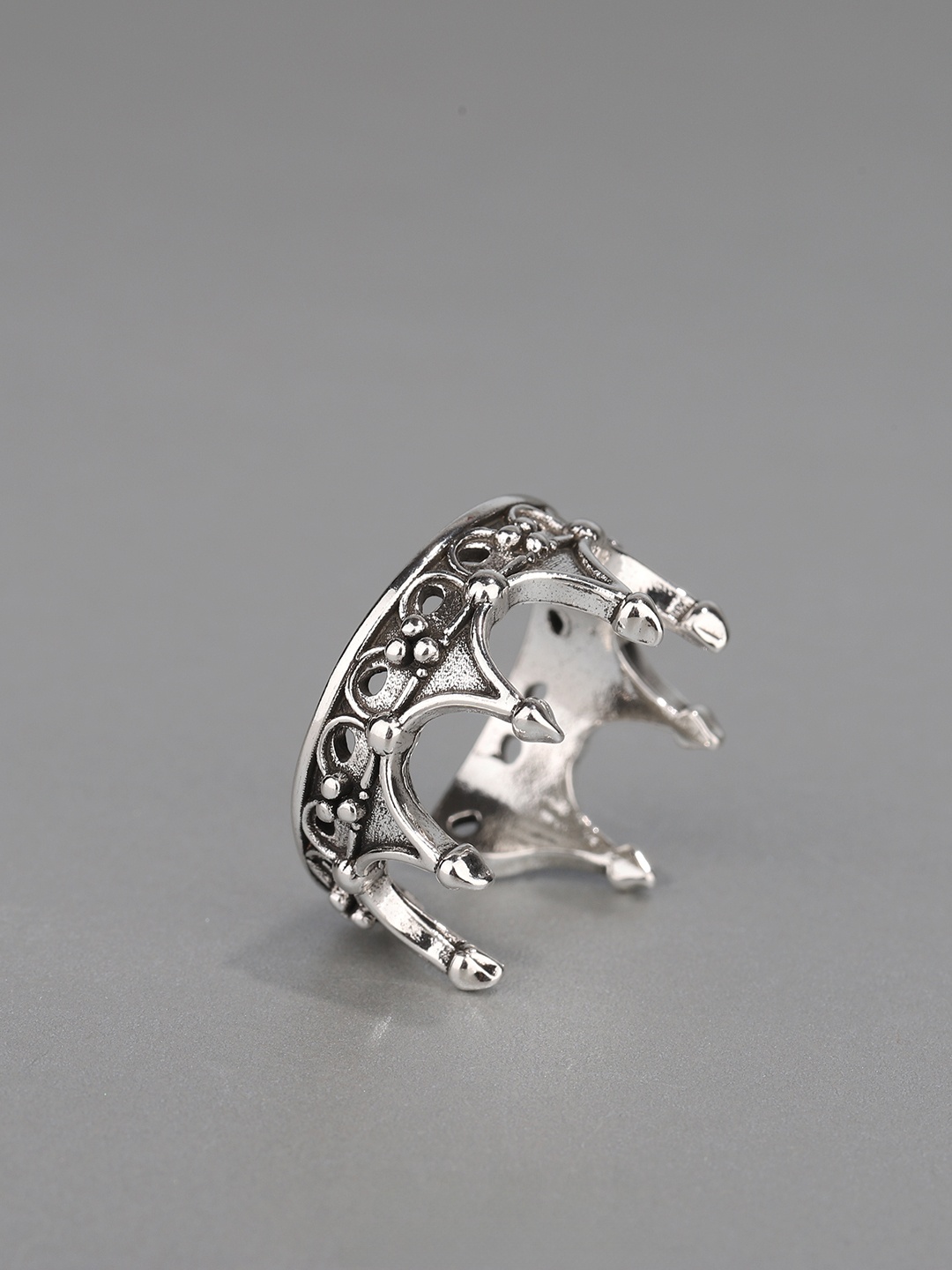 แหวนมงกุฎสไตล์โกธิค ดีไซน์เปิด - Men'S Fashion Rings บทวิจารณ์และราคา