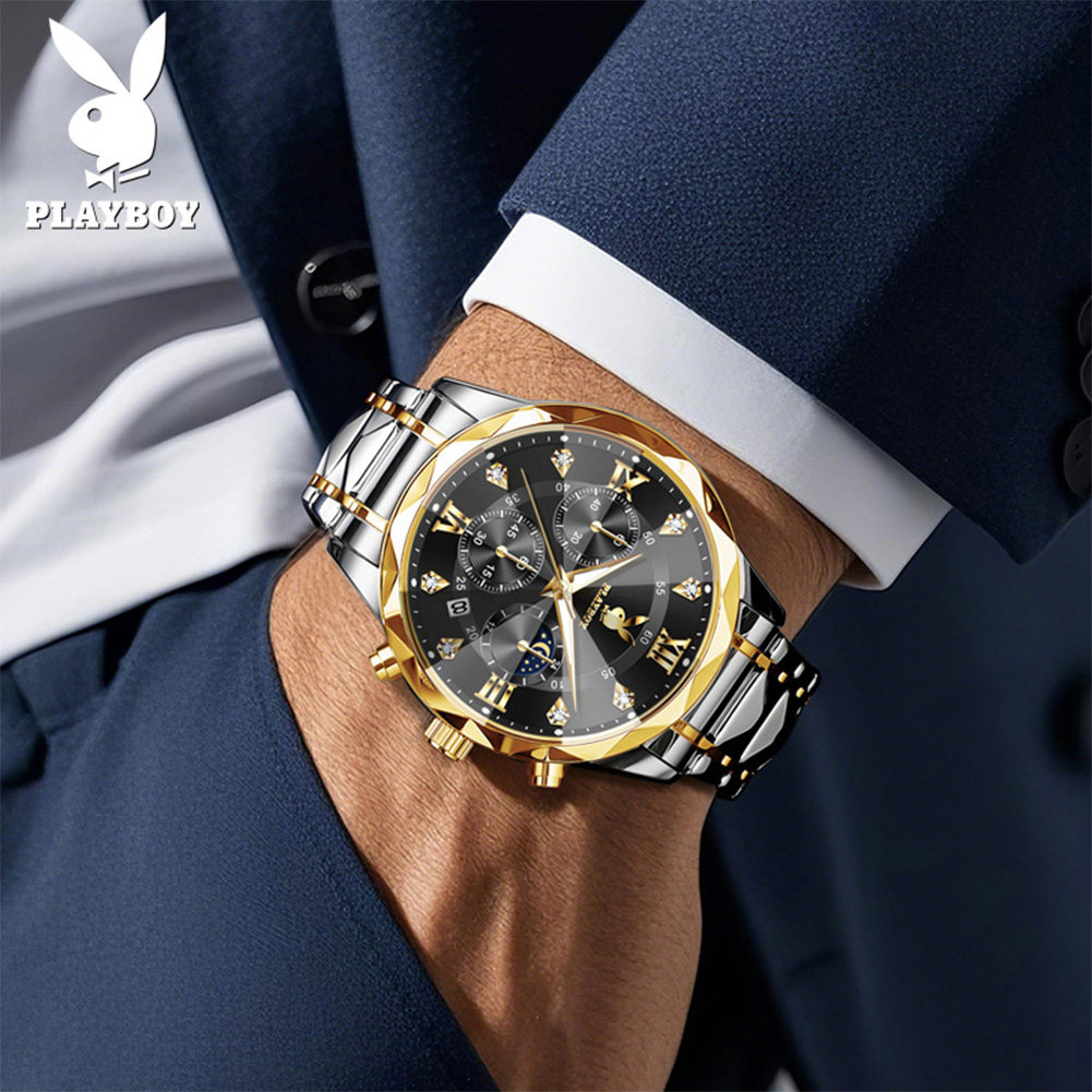 PLAYBOY 3088 นาฬิกาแบรนด์แท้ขอ - Men'S Fashion Luxury Brands บทวิจารณ์และราคา