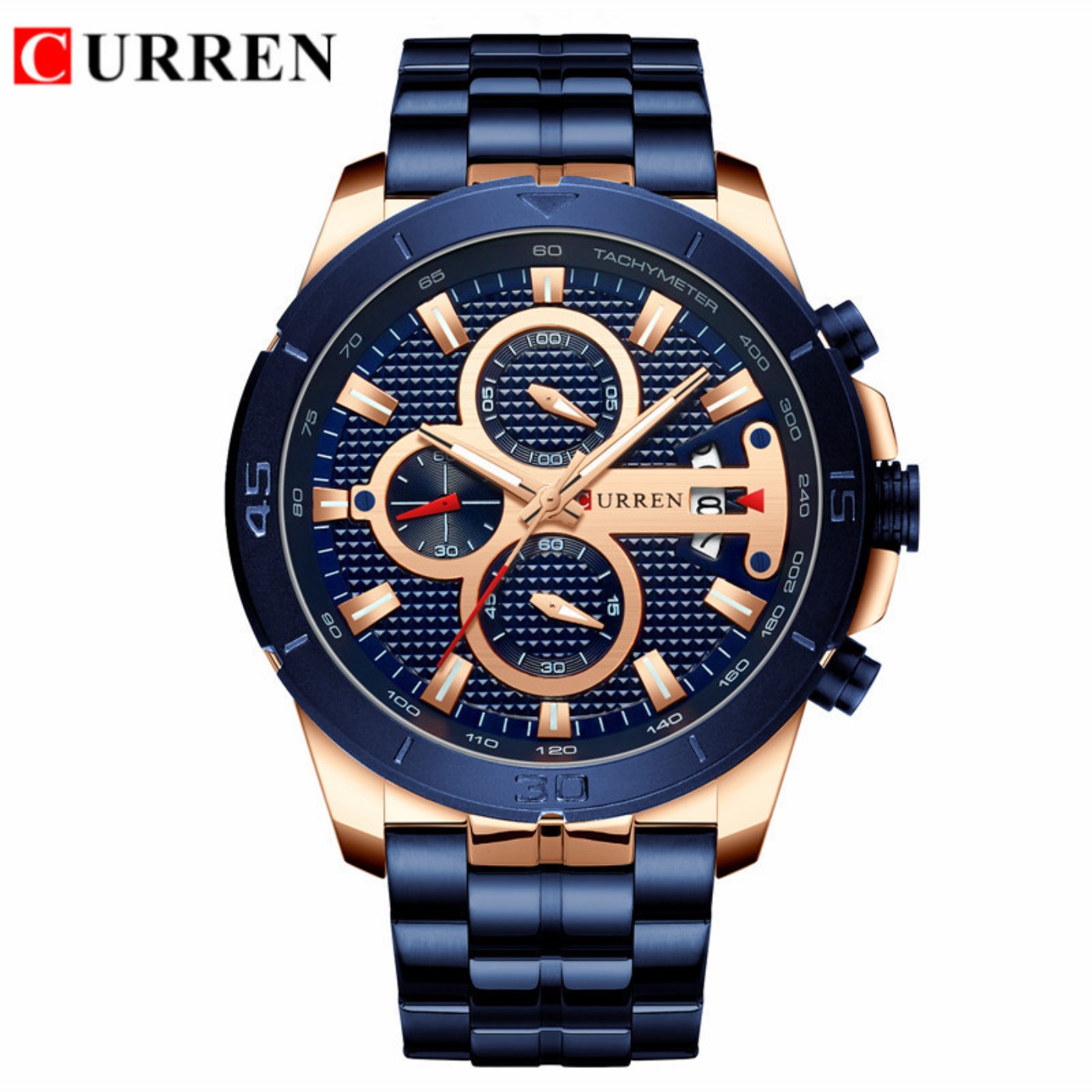 CURREN นาฬิกาผู้ชายกันน้ำโครโน - Men'S Fashion Luxury Brands บทวิจารณ์และราคา