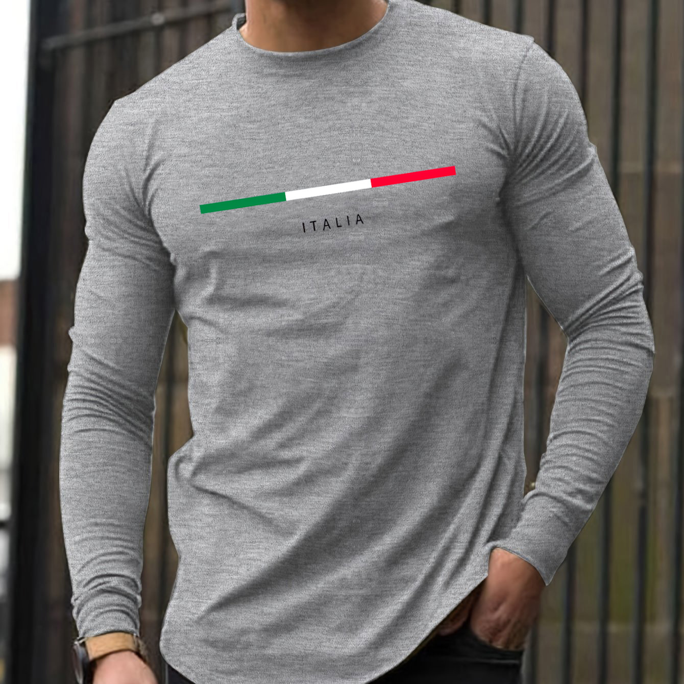 เสื้อยืดผู้ชายแขนยาวคอกลมผ้าฝ้ - Men'S Fashion Trends บทวิจารณ์และราคา