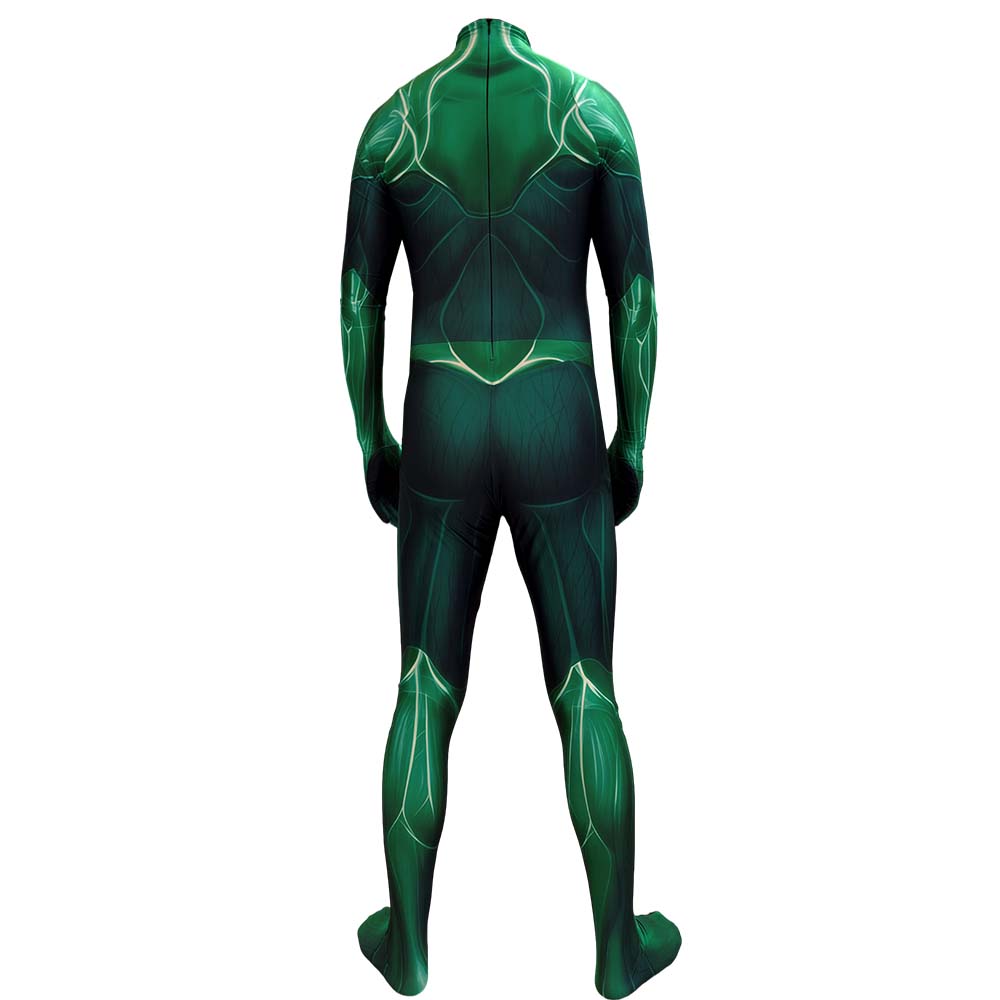 ฮาโลวีนชายสีเขียวคอสเพลย์เครื่ - Mens Fashion Jumpsuit บทวิจารณ์และราคา