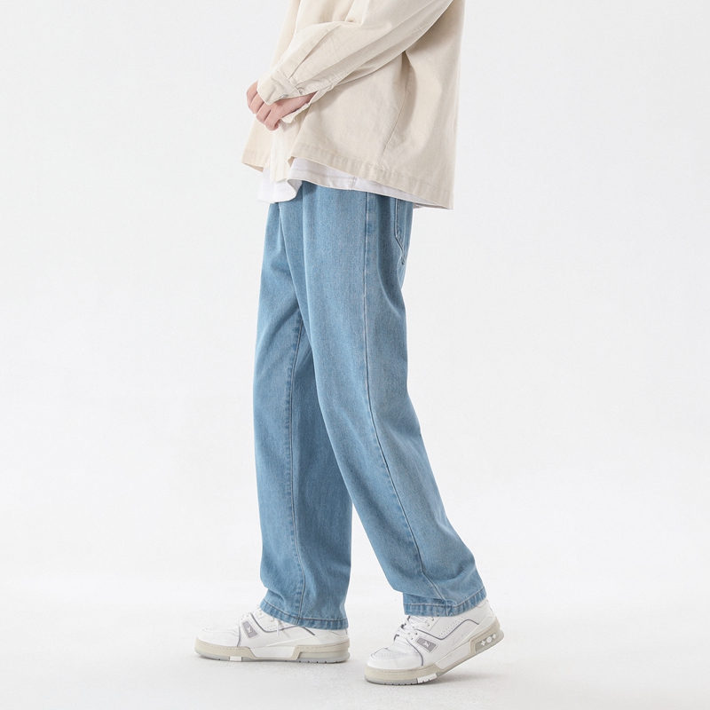 กางเกงยีนส์ยาวถึงข้อเท้าของผู้ - Men'S Fashion Grey Jeans บทวิจารณ์และราคา