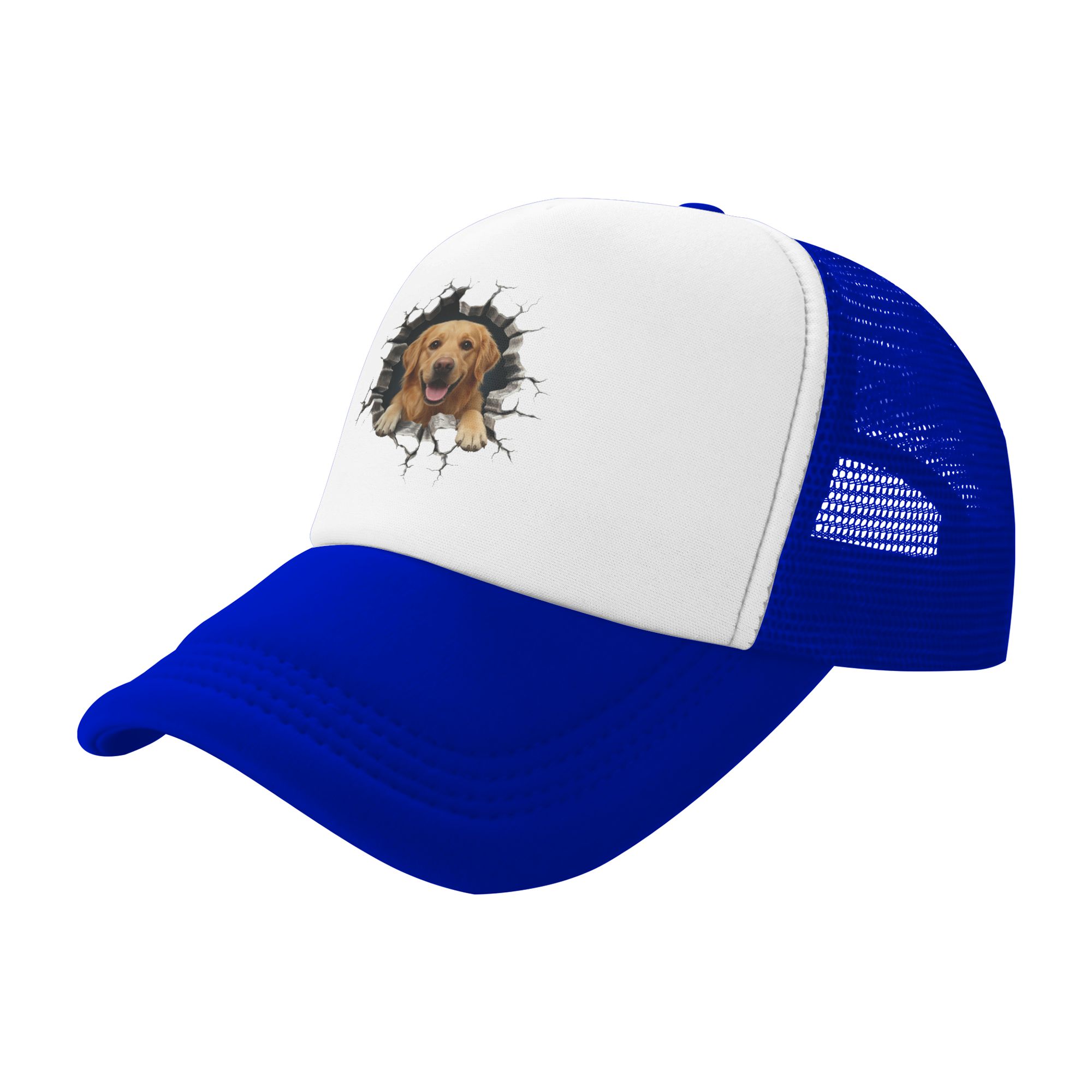 หมวกเบสบอลลายโกลเด้นรีทรีฟเวอร - Trucker Hat Cap บทวิจารณ์และราคา