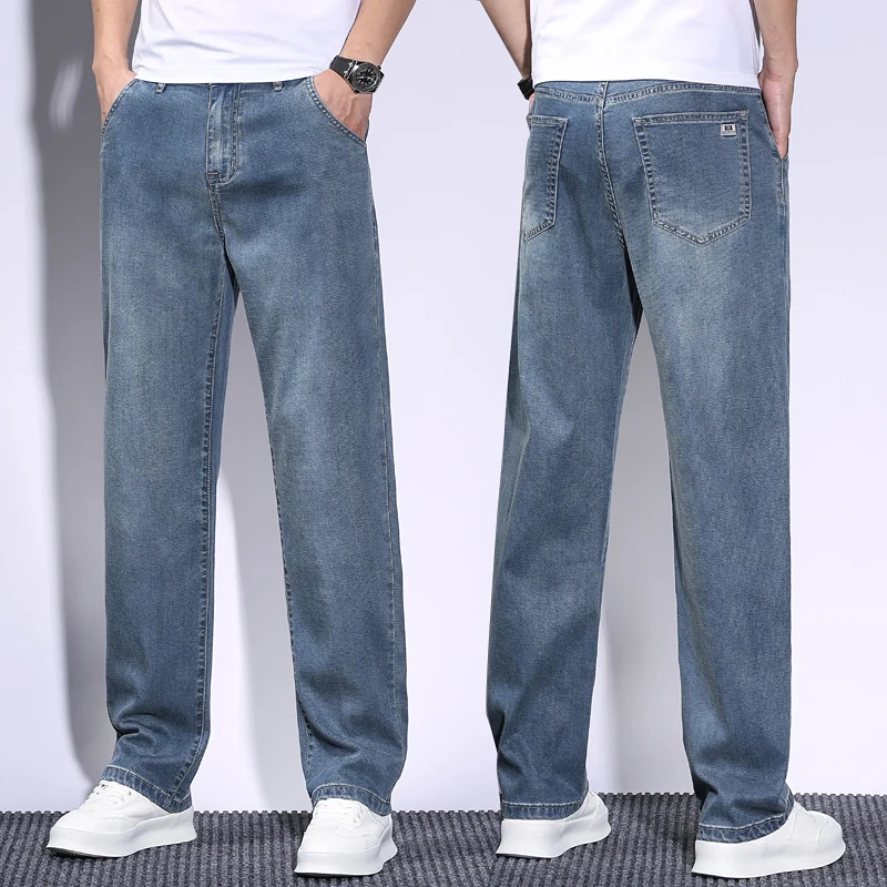 ผู้ชายนุ่ม Lyocell Baggy กางเก - Men'S Fashion With Baggy Jeans บทวิจารณ์และราคา