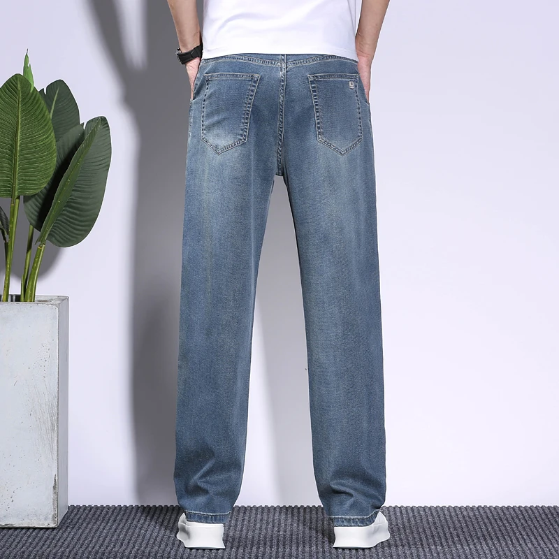 ผู้ชายนุ่ม Lyocell Baggy กางเก - Men'S Fashion With Baggy Jeans บทวิจารณ์และราคา