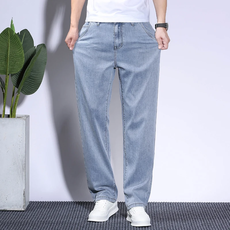 ผู้ชายนุ่ม Lyocell Baggy กางเก - Men'S Fashion With Baggy Jeans บทวิจารณ์และราคา
