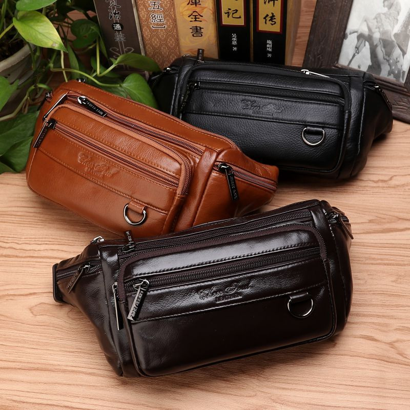 ผู้ชายเอว Fanny กระเป๋าสลิงกระ - Leather Belt Braided บทวิจารณ์และราคา