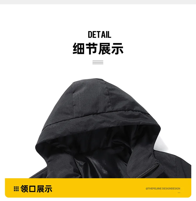2024แจ็กเก็ตมีฮู้ดแฟชั่นใหม่พิ - Mens Fashion Style Images บทวิจารณ์และราคา