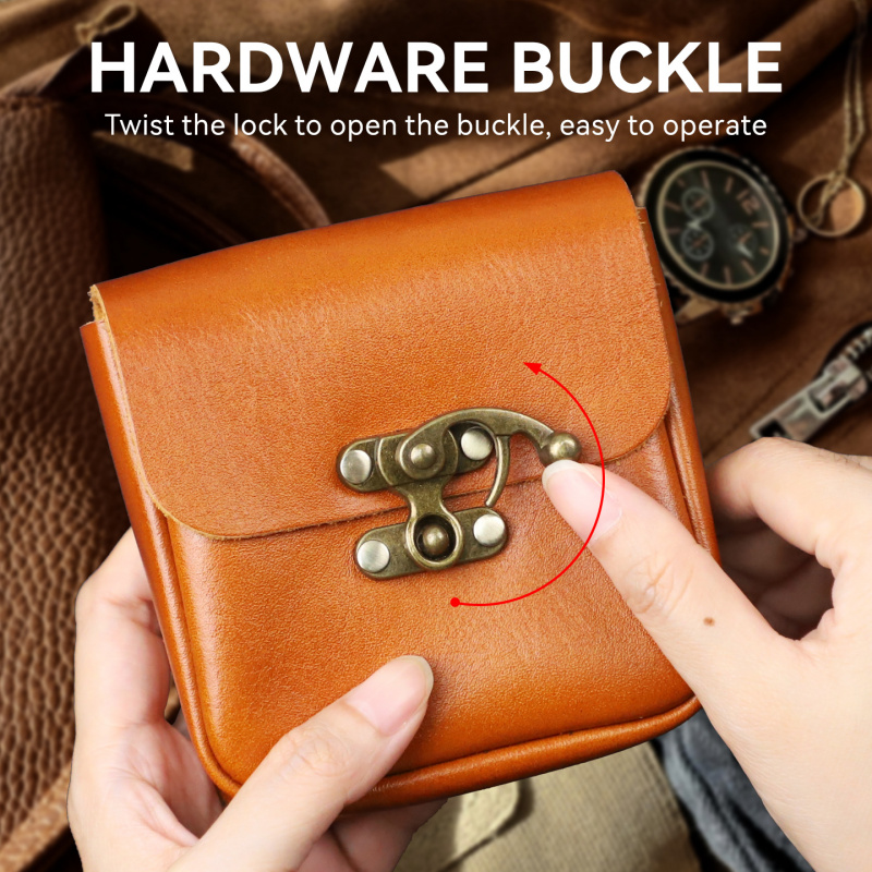 กระเป๋าคาดเอวหนังวัวแท้ขนาดเล็ - Leather Belt Braided บทวิจารณ์และราคา