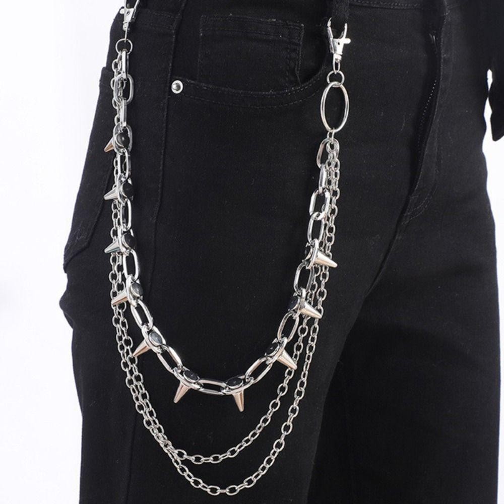 โซ่คาดเอวสไตล์ฮิปฮอป พังก์ร็อก - Men'S Fashion Rings บทวิจารณ์และราคา