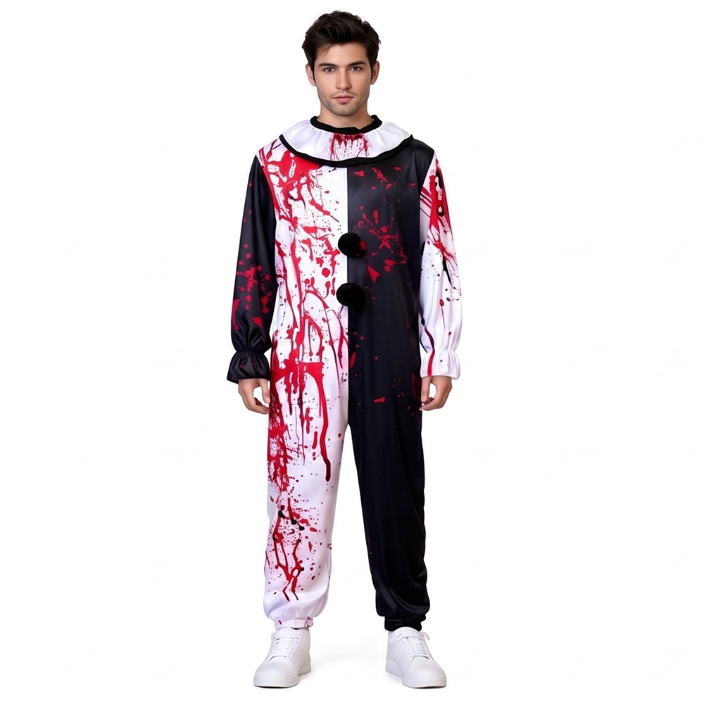 ชุดคอสเพลย์ตัวตลกแนวศิลปะ ภาพย - Mens Fashion Jumpsuit บทวิจารณ์และราคา