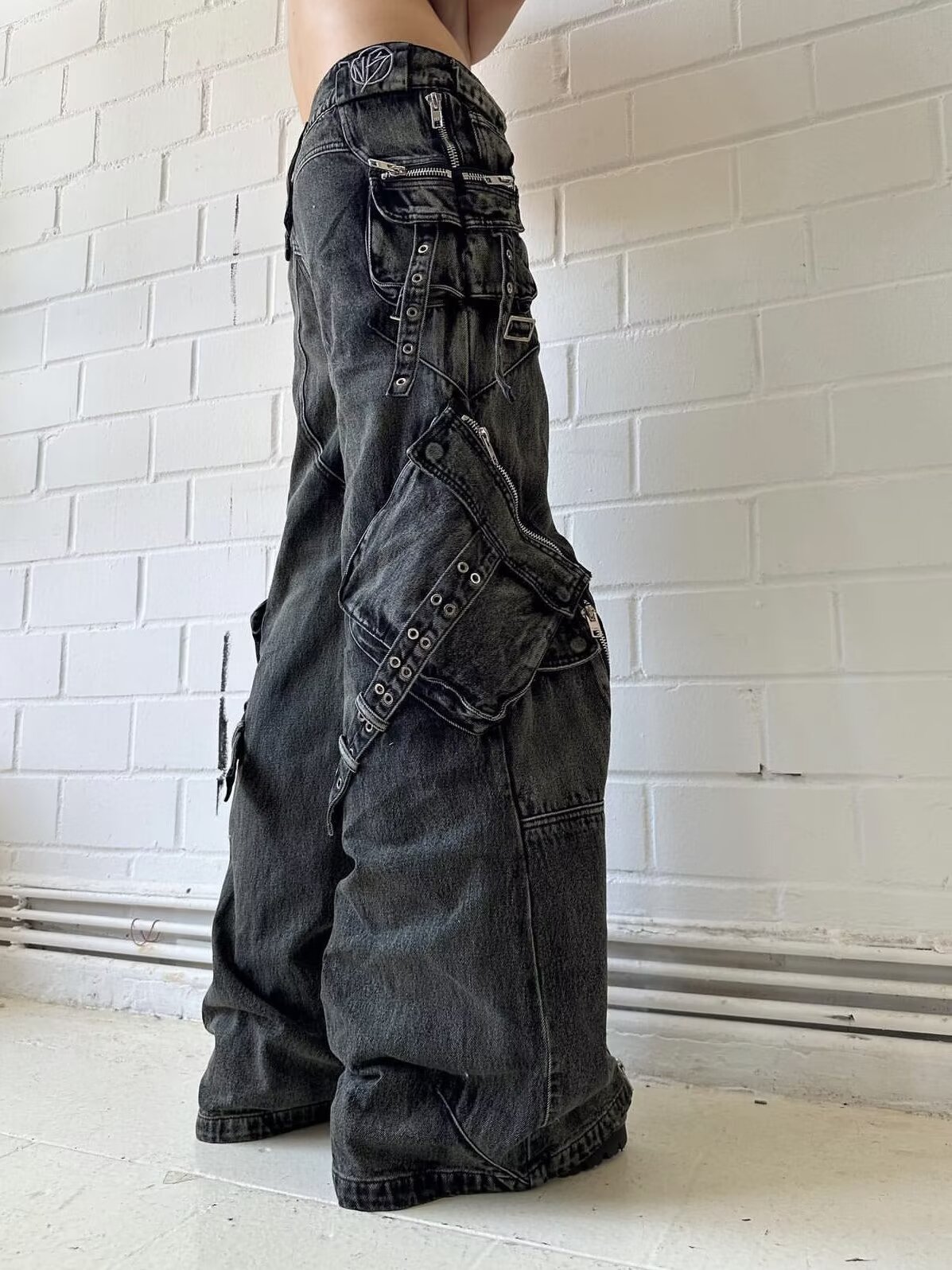 กางเกงยีนส์สีดำสไตล์ Y2K โกธิค - Men'S Fashion With Baggy Jeans บทวิจารณ์และราคา