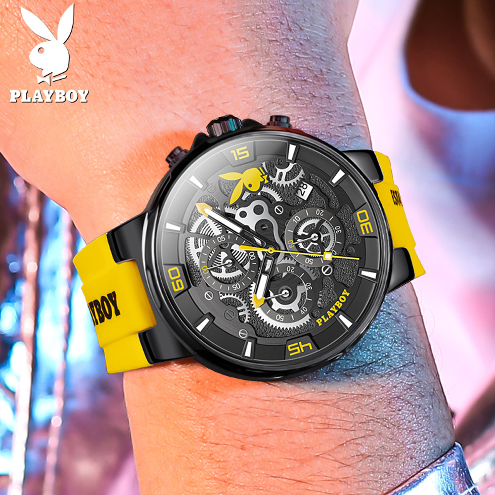 PLAYBOY 3063 นาฬิกาแบรนด์แท้ขอ - Men'S Fashion Luxury Brands บทวิจารณ์และราคา