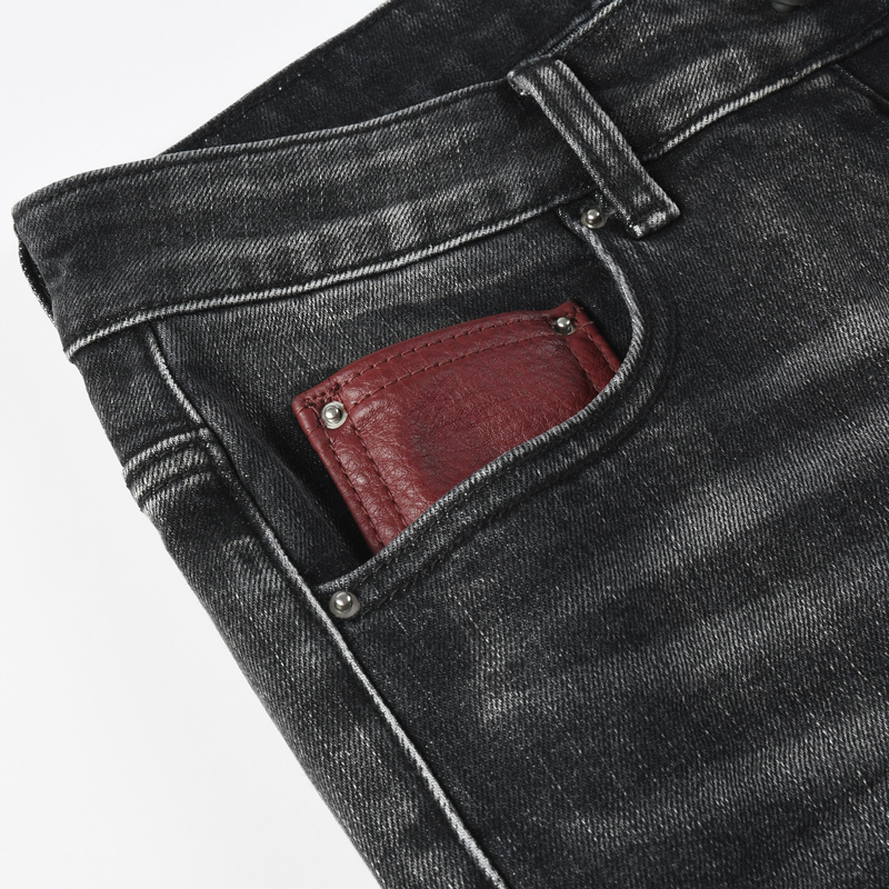 กางเกงยีนส์แฟชั่นไฮสตรีท รุ่นใ - Men'S Fashion Grey Jeans บทวิจารณ์และราคา