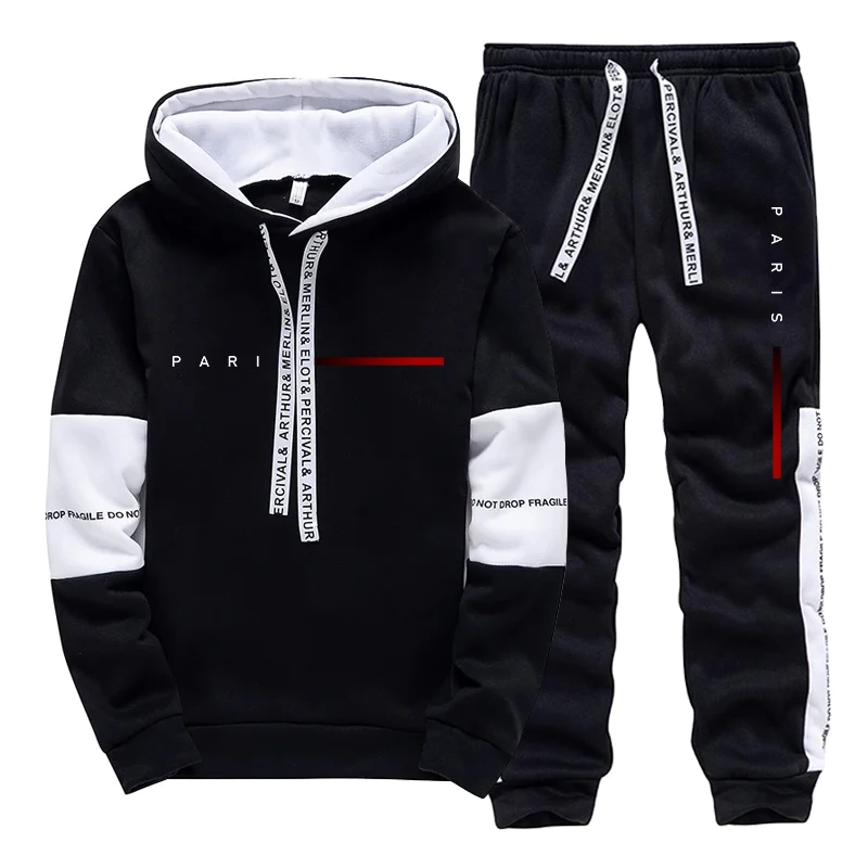 ชุดฮู้ดดี้แฟชั่นสไตล์ปารีสสำหร - Men'S Fashion Pants บทวิจารณ์และราคา