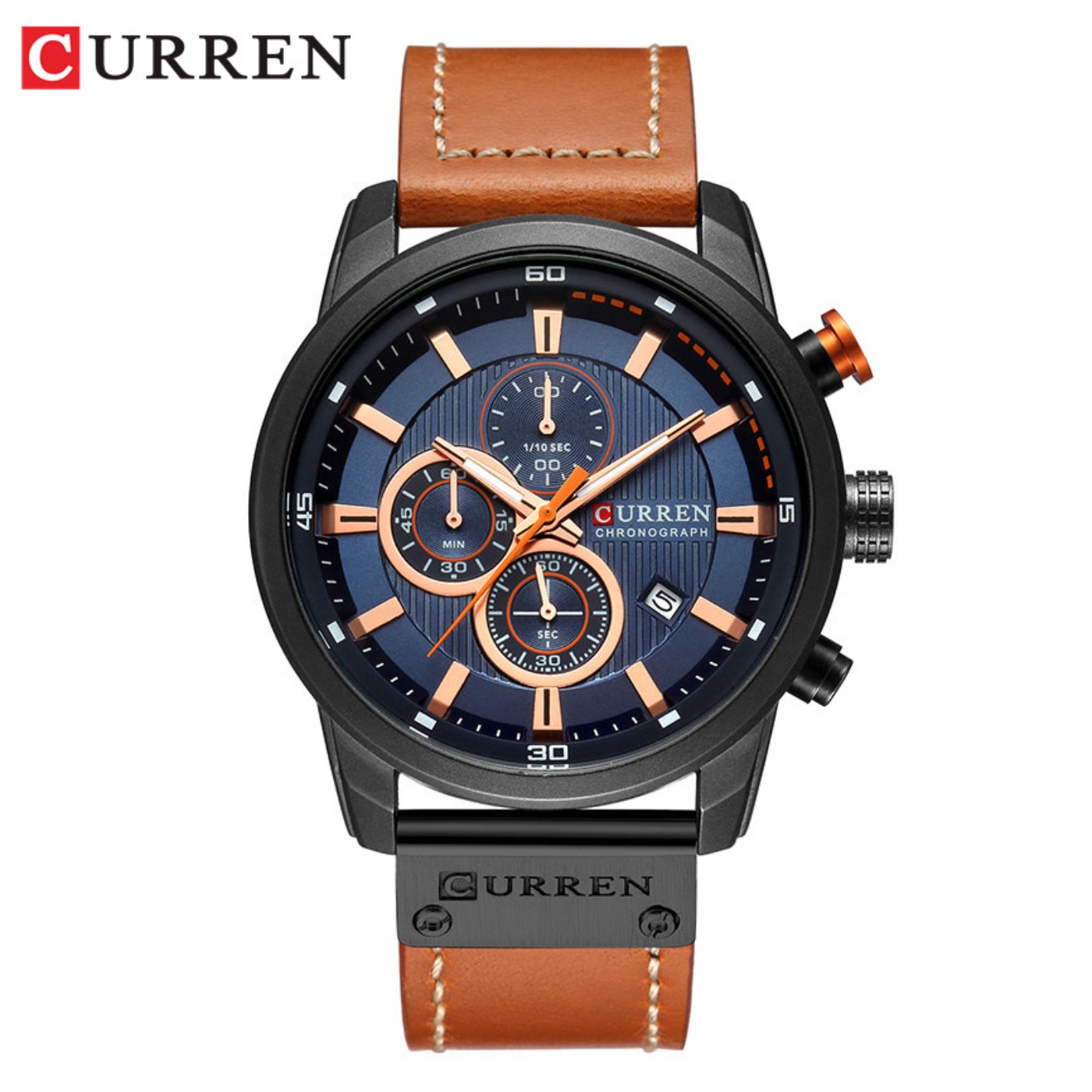 นาฬิกาข้อมือควอตซ์แฟชั่น CURRE - Men'S Fashion Luxury Brands บทวิจารณ์และราคา
