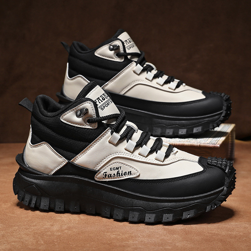 รองเท้าบูทเดินป่าหุ้มข้อกลางสี - Men'S Fashion Hiking Boots บทวิจารณ์และราคา