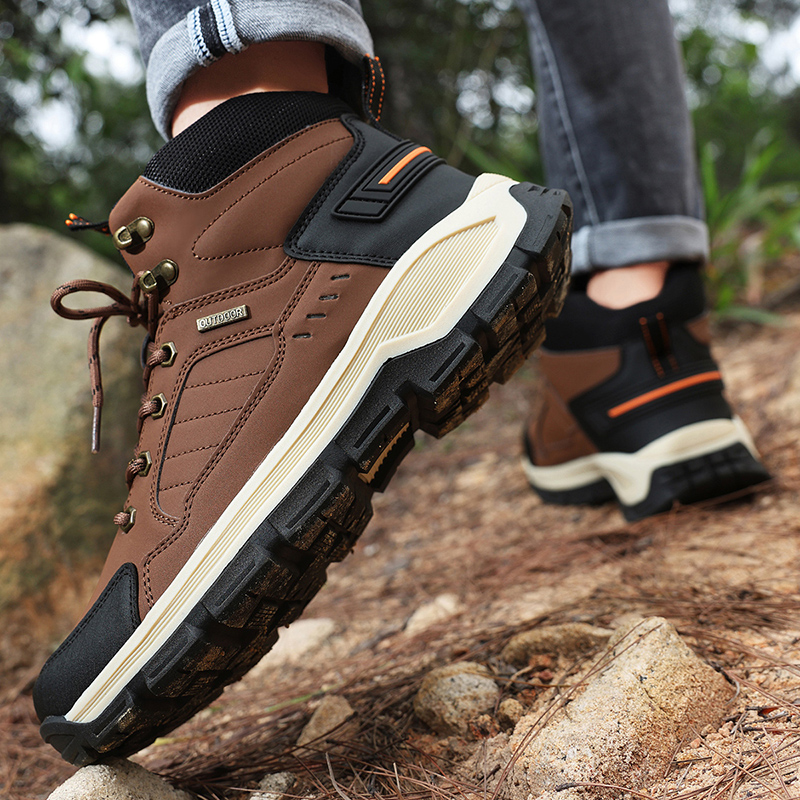 ฤดูใบไม้ร่วงใหม่ผู้ชายรองเท้าแ - Men'S Fashion Hiking Boots บทวิจารณ์และราคา