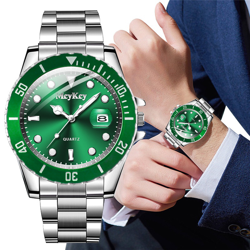นาฬิกาข้อมือเซอร์ไพรส์แบบสุ่ม  - Fashion Mens Watches บทวิจารณ์และราคา