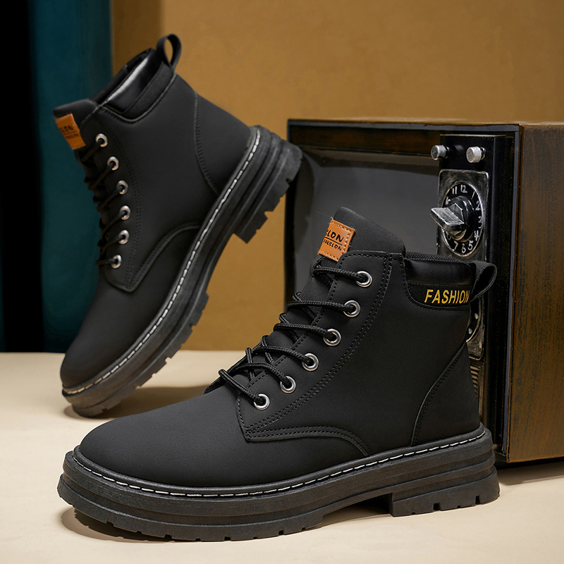 รองเท้าบูทผู้ชายแบบคลาสสิกทรงก - Mens Fashion Modern บทวิจารณ์และราคา