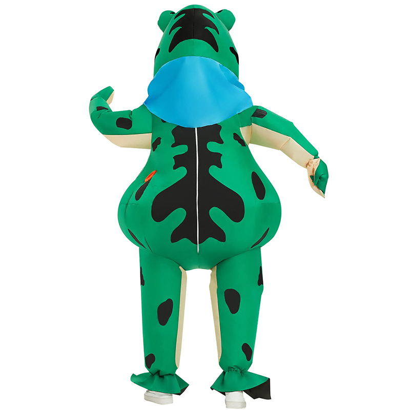ชุดแฟนซีเป่าลมรูปกบสีเขียวตลกๆ - Mens Fashion Jumpsuit บทวิจารณ์และราคา