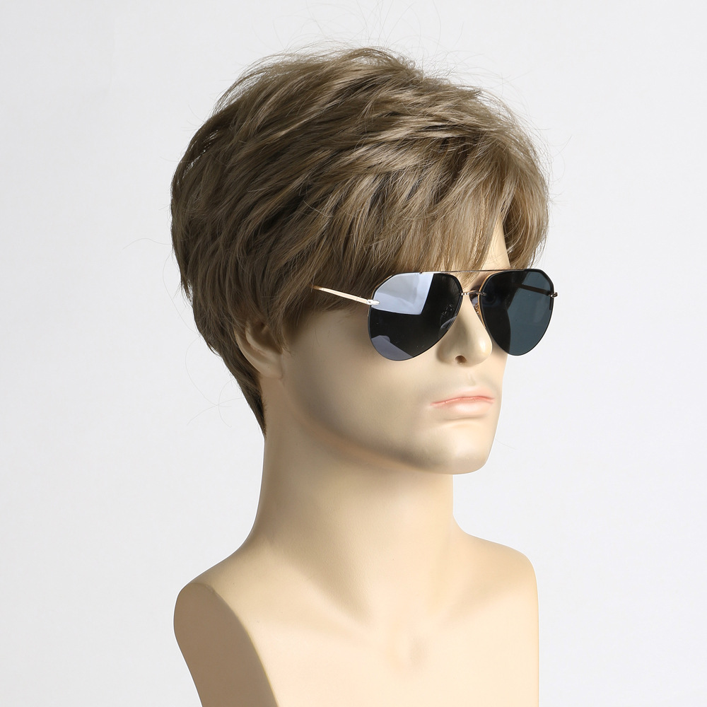 วิกผมสั้นสีน้ำตาลสังเคราะห์สำห - Men'S Fashion Looks 2026 บทวิจารณ์และราคา