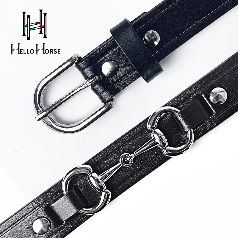 Hello Horse เข็มขัดกีฬาขี่ม้า  - Leather Belt Braided บทวิจารณ์และราคา