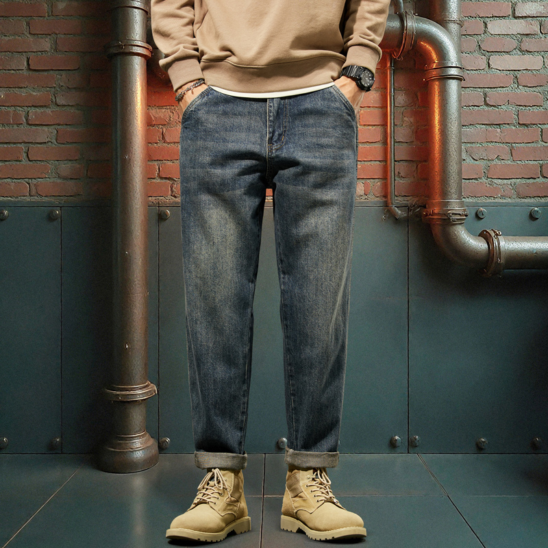 กางเกงยีนส์ทรงหลวมสไตล์ใหม่สำห - Men'S Fashion With Baggy Jeans บทวิจารณ์และราคา
