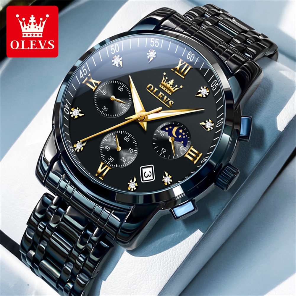 OLEVS นาฬิกาผู้ชายยอดนิยมสแตนเ - Men'S Fashion Luxury Brands บทวิจารณ์และราคา