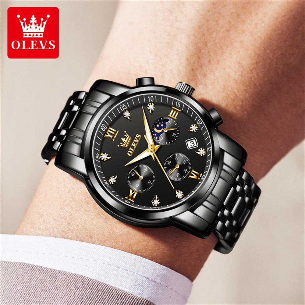 OLEVS นาฬิกาผู้ชายยอดนิยมสแตนเ - Men'S Fashion Luxury Brands บทวิจารณ์และราคา