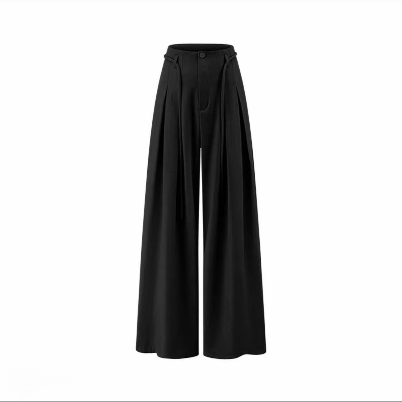 กางเกงขากว้างจีบแบบมีเชือกรูดส - Men'S Fashion Looks 2026 บทวิจารณ์และราคา
